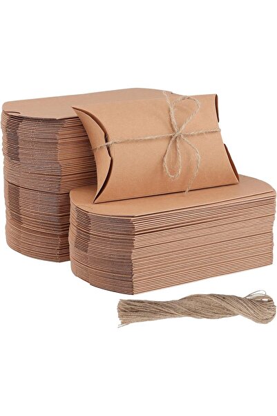 Other KEILEOHO Pachet de 150 de cutii pentru pernuțe, din hârtie kraft maro, ...