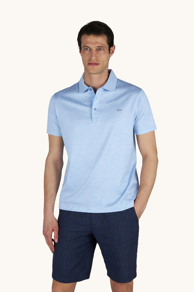 PAUL&SHARK Men's Knitted Cotton Polo Shirt