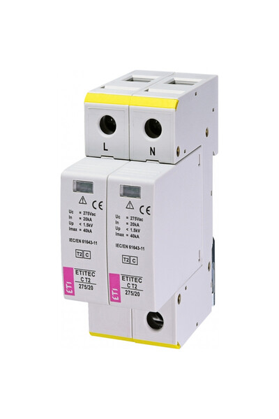 Eti surge protection Etitec C T2 275/20 2+0 002440397