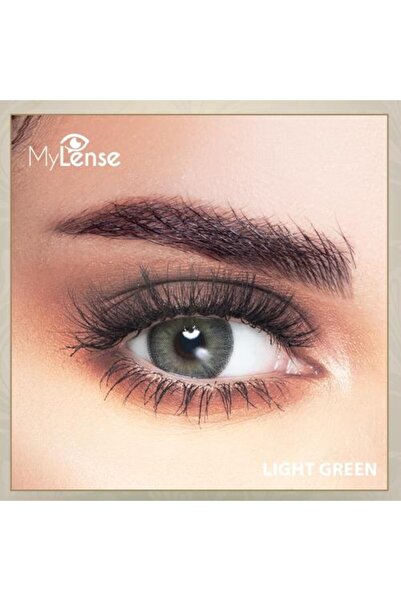 MY LENSE عدسات ملونة شهرية باللون الأخضر الفاتح من MyLense