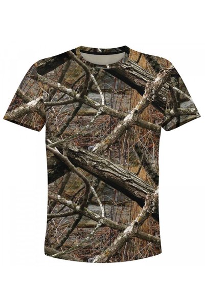OEM Tricou barbati Camuflaj , maneca scurta multicolor F015