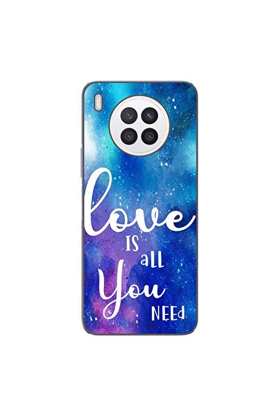 OEM Husa compatibila cu Huawei Nova 8i Silicon Gel Tpu Model Love Is All You ...
