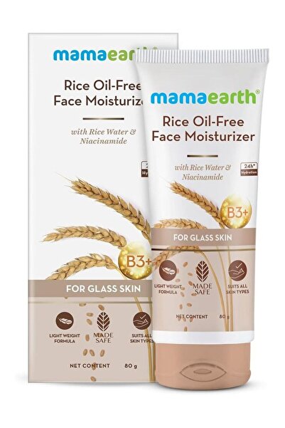 Mamaearth مرطب وجه خالٍ من زيت الأرز 80 جرام