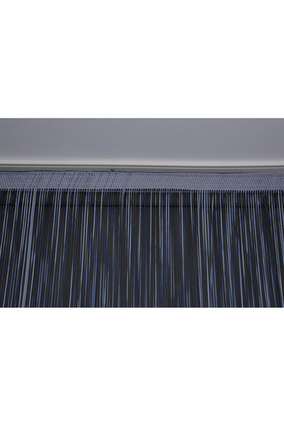 AKÇA TEKSTİL Plain Rope Model Smoke Gray Color Ready-Made Rope Curtain 180 cm...