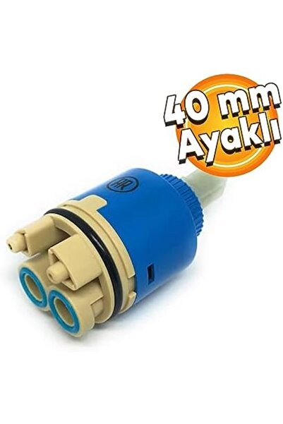 Yıldızan srdshop Batarya Kartuşu 40 mm Ayaklı Aç Kapa Musluk Çeşme Kartuşu 12...