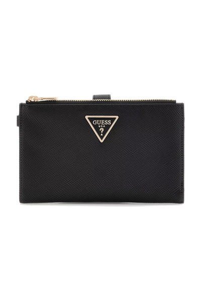Guess μαύρο πορτοφόλι Laurel SLG Organizer