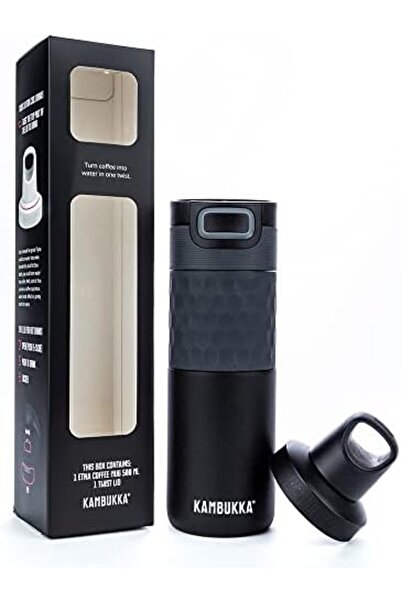 Yıldızan zkra shop KAMBUKKA Etna Termos Matara 500 ml (Siyah) 1053162