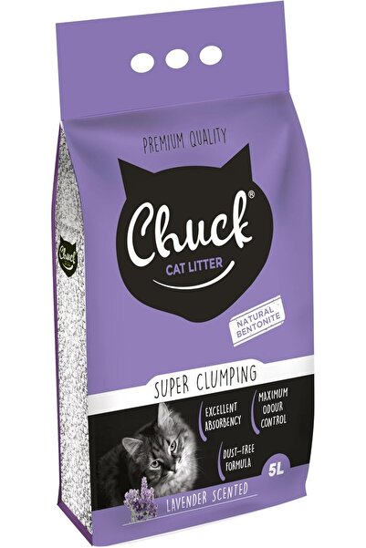 Yıldızan Bgm Shop Chuck Cat Litter, 5 Lt Fine, Lavender 414149