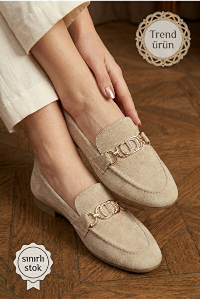 Registan Shoes SOLEVOGUE KADIN MARY JANE BANTLI BABET VE TOKALI LOAFER AYAKKA...