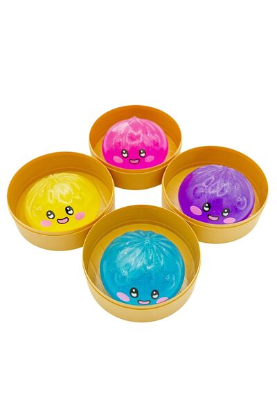Bibilel Jucarie Squishy Dumpling in Forma de Dumpling, Bibilel, Model Fata Za...