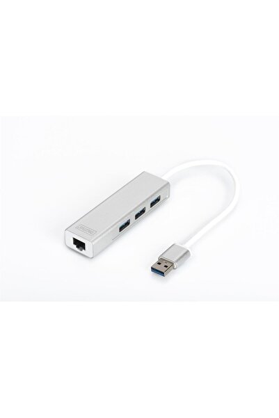 Digitus DA-70250 3 منافذ 3.0 + إيثرنت أسود