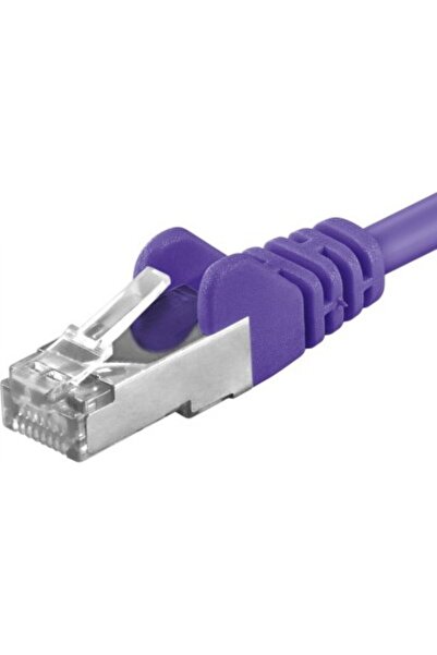 PremiumCord Cablu patch CAT6a S-FTP, RJ45-RJ45, AWG 26/7, 10m, violet °