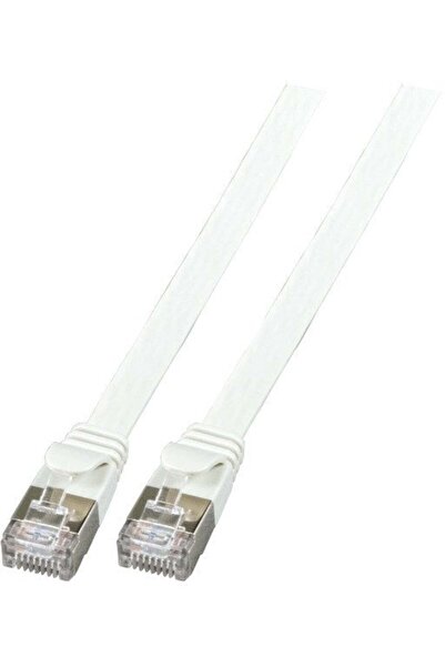EFB Cablu patch plat RJ45 U/FTP Cat.6A PVC 0.15m gri