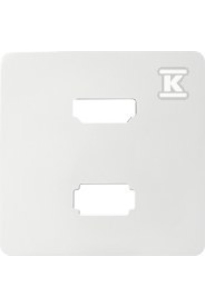 Kontakt-Simon Simon 82 Capac pentru priză USB+HDMI bia≈Çy 8201095-030