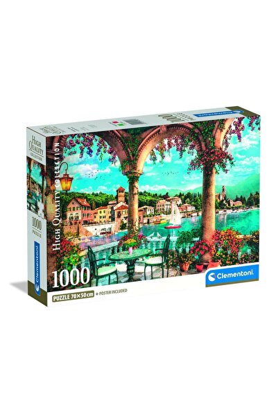 CLEMENTONI Puzzle 1000 de piese - Vedere de pe balcon spre Lacul Como