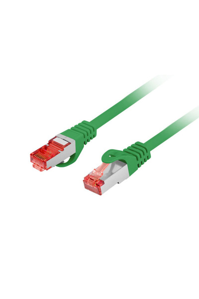 Lanberg Cordon de patchwork S/FTP cat.6 20m LSZH CU, testat cu Fluke, verde