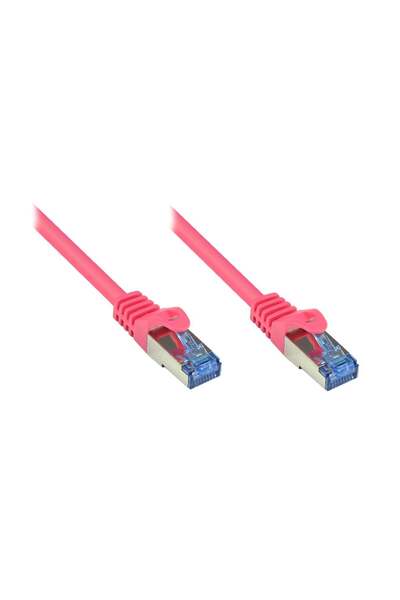 Good Connections Cablu patch Cat.6A S/FTP HF magenta 1m