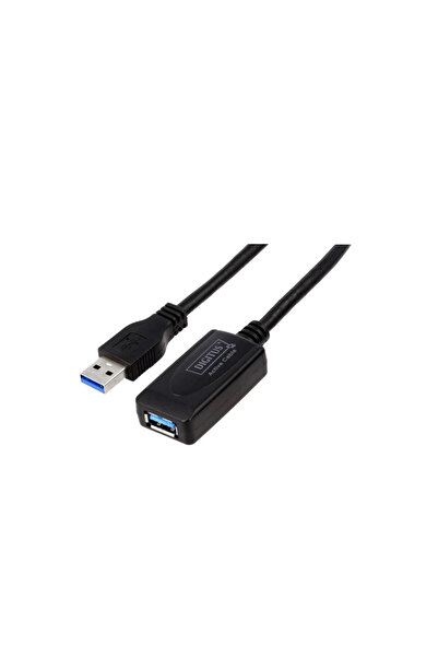 Digitus Kabel USB 3.0 ze wzmacniaczem USB A gniazdo USB A wtyk 5m DA-73104