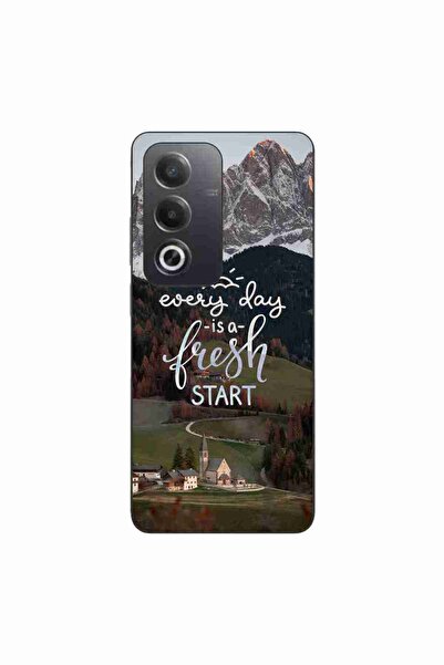 OEM Husa compatibila cu Oppo A80 Silicon Gel Tpu Model Mesaj Fresh Start