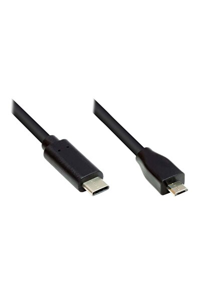 Good Connections Cablu USB 2.0 Micro B-C, negru. 1m