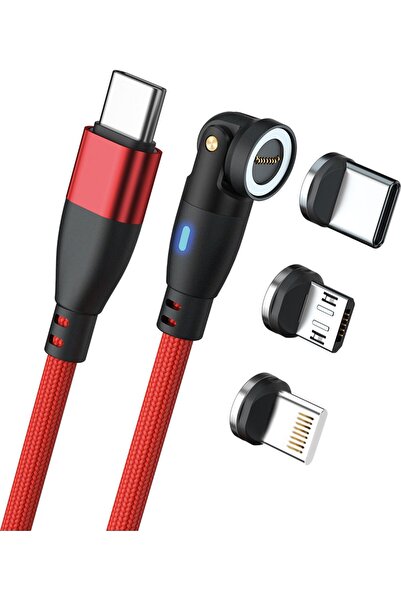 realpower Cablu magnetic 100W, 1m, cu adaptoare