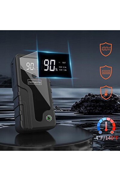 zenwire Robot de pornire (Jump Starter) 6400 mAh Powerbank Auto CY16