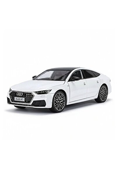 HOBBİEZ WORLD Audi A7 Diecast Beyaz 1/24 Model Araba
