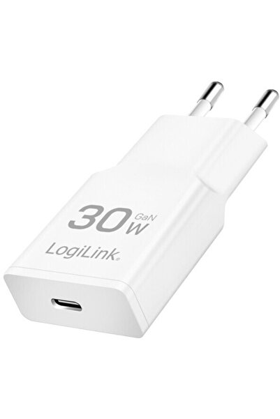 LogiLink Încărcător de rețea PA0347 USB GaN, 30 W, 1x USB-C (PD), alb