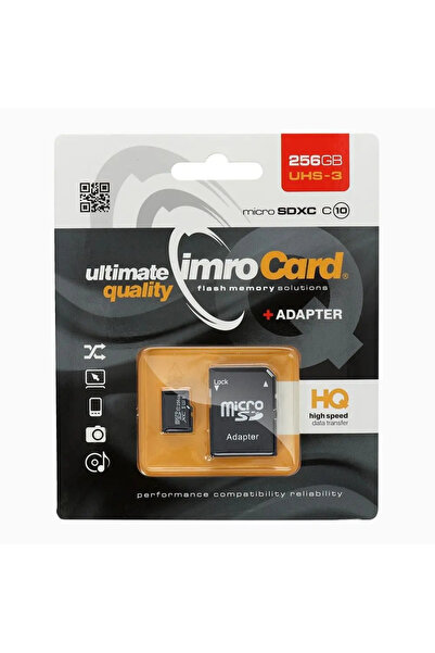 Imro Karta MicroSDXC 256 GB Class 10 UHS-I/U3 (2_409499)
