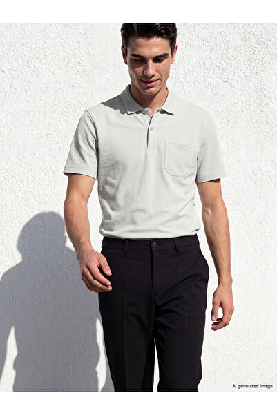LC Waikiki تي شيرت رجالي من Peak New Season Polo Neck Pike