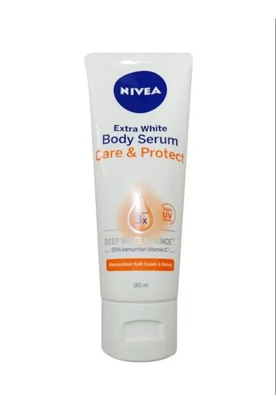 Nivea Body سيروم الجسم إكسترا وايت للعناية والحماية 180 مل