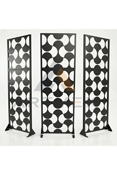 Artvek İç Mekan Dış Mekan Metal Paravan Seperatör (80x182 cm)