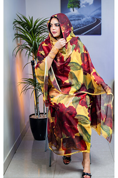 Difaf Lamar Top. Sudanese women's top, luxurious totall, 125 cm wide.