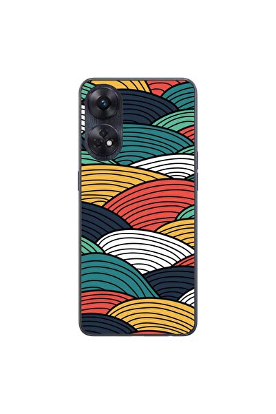 OEM Husa compatibila cu Oppo Reno8 T 4G Silicon Gel Tpu Model Abstract Stripe...