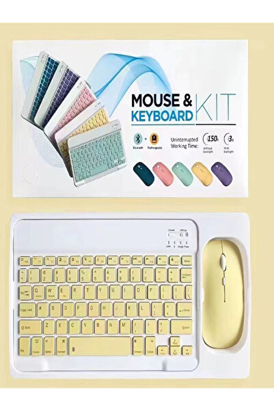 Genrics AASHZ Ultra-thin Wireless Office Keyboard and Mouse Combination Combo...