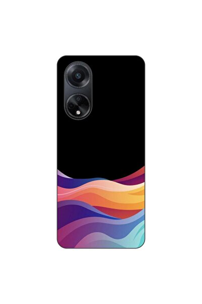 OEM Husa compatibila cu Oppo A98 5G Silicon Gel Tpu Model Neon Waves
