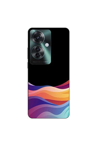 OEM Husa compatibila cu Oppo Reno11 F 5G Silicon Gel Tpu Model Neon Waves