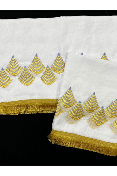 Difaf Men's Sudanese Turban and Scarf Set: First-Class Quality