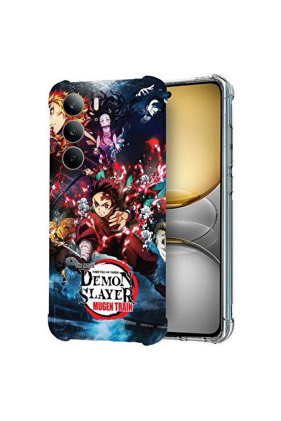 bestcase ¬Æ Husa pentru Realme 14x 5G, Anti Shock 1.5MM, Demon Slayer, Protec...