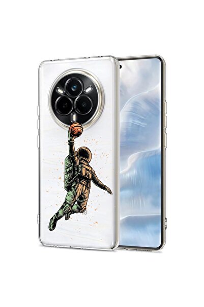bestcase Husa pentru Realme 14 Pro 5G, BestCase¬Æ Clear Silicon 2MM, Astronau...