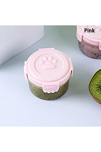 choice2 Pink 1Pcs Mini Plastic Sauce Bottle Seasoning Box Salad Dressing Cont...