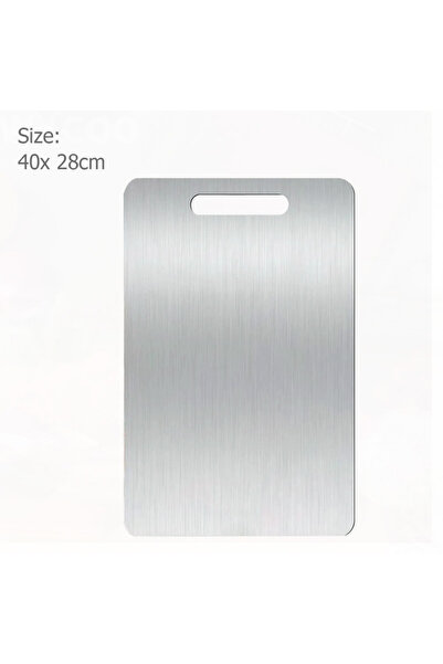 Choice5 40x28cm WXCOO Chopping Board Stainless Steel Double Sided Thickened K...