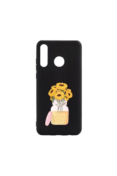 bestcase Husa Huawei P30 Lite, Dog in Flowers, rezistenta la uzura, anti-alun...