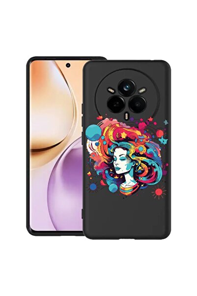 bestcase Husă pentru Realme 14 Pro Plus 5G, Culori de vis - Femeie, Silicon s...
