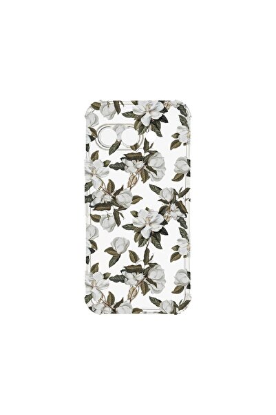 bestcase Противоударен калъф, съвместим с Google Pixel 9a, Флорален - Пастелн...