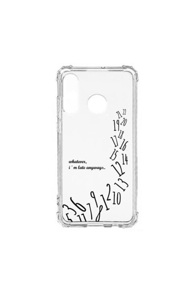 bestcase Husa Anti Shock Silicon Compatibila Cu Huawei P30 Lite, I'm Late Alw...
