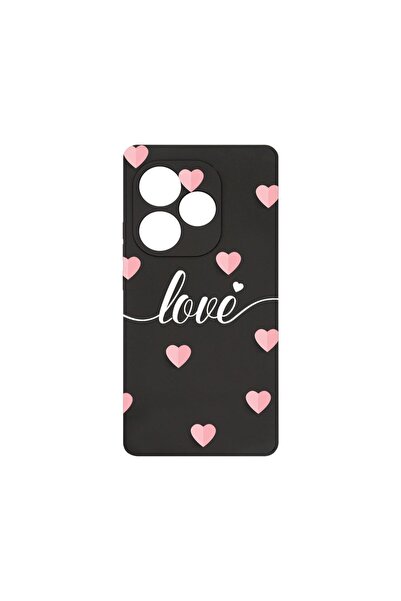 bestcase Θήκη Σιλικόνης Premium, Συμβατή με Realme GT 6, Σχέδιο Αγάπης και Ιπ...