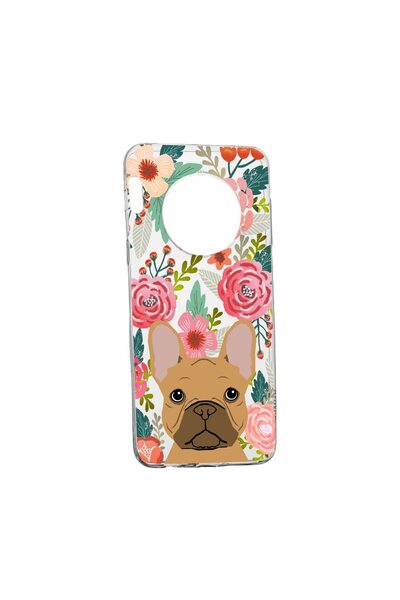 bestcase Dog and Flowers Case, for Huawei Mate 30, wear-resistant, anti-slip,...