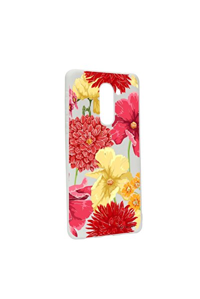 bestcase Husa Huawei Mate 9 Lite / Honor 6X, Flowers Red Yellow, rezistenta l...