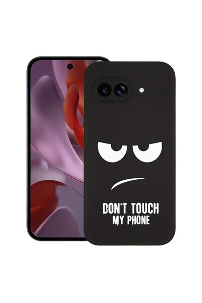 bestcase Калъф за Google Pixel 9a, Не пипайте телефона ми, Тънък силиконов 0....